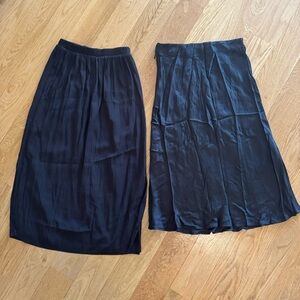 Aritzia | Wilfred Black Midi Skirt Bundle, S